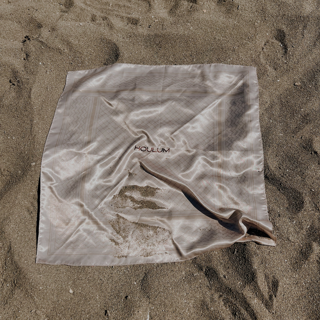 Scarf 70×70 – Beige